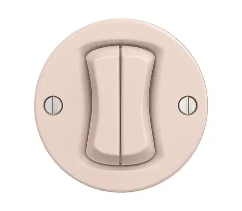 Predlžovacie káble Reblig - Retro sériový vypínač bez rámčeka č. 5 staroružový R/V2/5