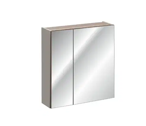 Skrinky do kúpeľne ArtCom Zrkadlová skrinka SANTA FE Taupe 84-60 | 60 cm