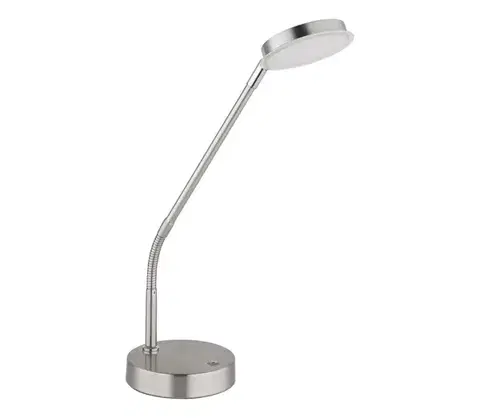 Lampy Globo 58504TN - LED stmievateľná dotyková stolná lampa SILVIO LED/6,5W/230V matný chróm 58504TN