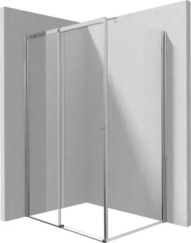 Sprchovacie kúty DEANTE - Sprchovací kút Kerria Plus chróm, obdĺžniková, 100x90 cm KKN0P10S09
