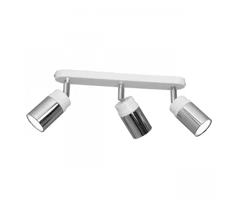 Svietidlá  Bodové svietidlo NEST 3xGU10/8W/230V biela/chróm 1778