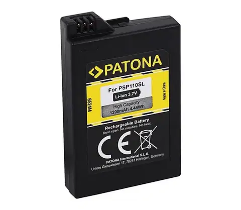 Predlžovacie káble PATONA - Batéria Sony PSP 2000/PSP 3000 1200mAh Li-lon 3,7V PT6524