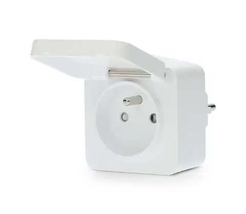 LED osvetlenie  WIFIPO130EWT - Inteligentná zásuvka 3680W/230V/ Typ E/16A Wi-Fi Tuya IP44 WIFIPO130EWT