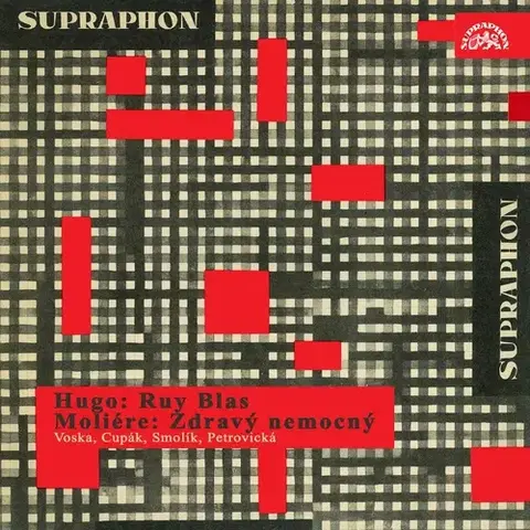 Umenie - ostatné SUPRAPHON a.s. Hugo: Ruy Blas, Moliere: Zdravý nemocný