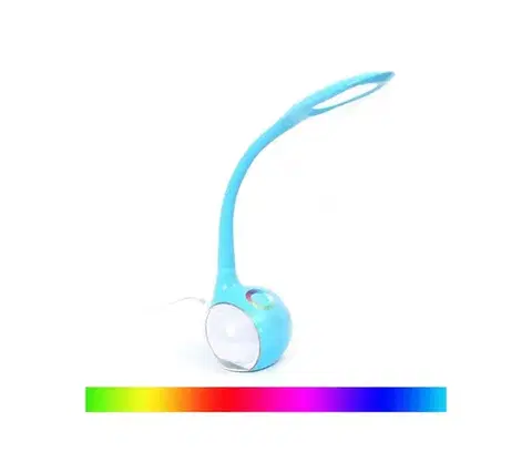 Lampy  LED RGB Stmievateľná stolná lampa LED/7W/230V modrá PDL20BL