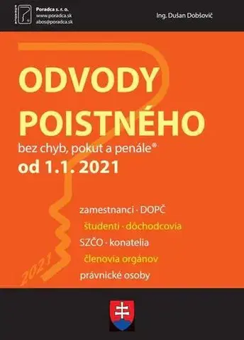 Dane, účtovníctvo Odvody poistného od 1.1.2021