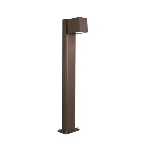 Zahradne stlpove lampy Inteligentná vonkajšia stojaca lampa hrdzavo hnedá 65 cm IP44 vrátane WiFi GU10 - Baleno