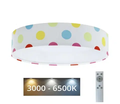 Svietidlá  LED Stmievateľné svietidlo GALAXY KIDS LED/24W/230V bodky pestrofarebná + DO 