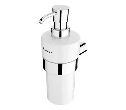 Svietidlá NIMCO BR 11031KN-26 - Nástenný dávkovač mydla BORMO 300 ml biela/lesklý chróm BR 11031KN-26