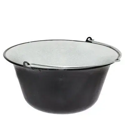 Outdoorové kotlíky Kinekus Kotol na guľáš smaltovaný 30L, TOP g5