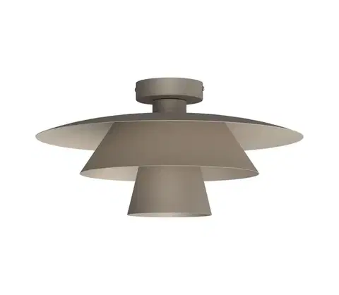 Svietidlá  Stropné svietidlo PLATO 1xE27/15W/230V pr. 38 cm béžové 4497