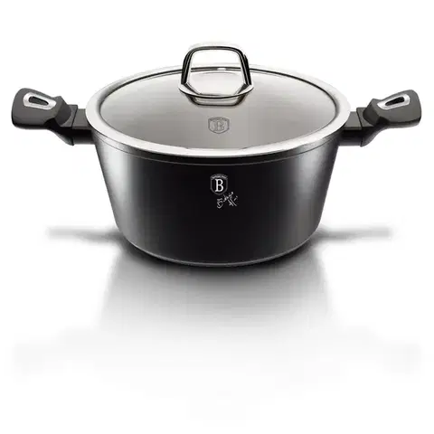 Hrnce BERLINGER HAUS - Hrniec a pokrievka 24cm BlackSilver