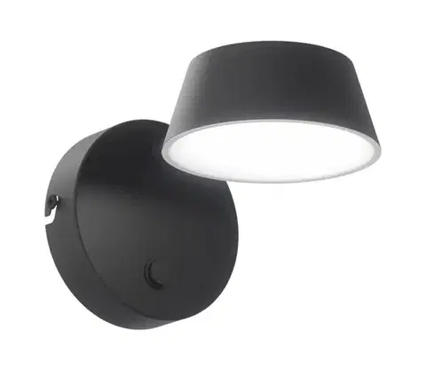 Svietidlá Open Design OR86522 - LED nástenné svietidlo TIMO LED/6W/230V 3000/4500/6500K čierna OR86522