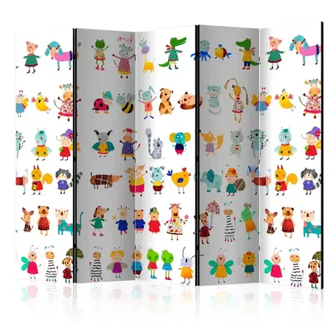 Paravány Paraván Cartoon Pets Dekorhome