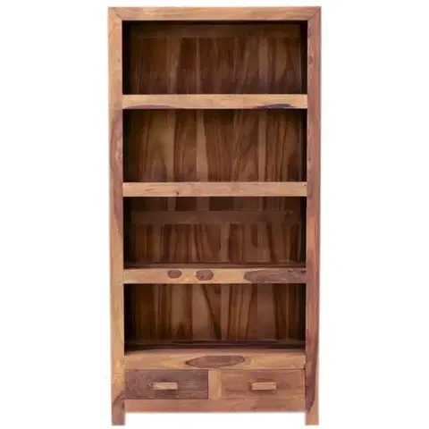 Knižnice Knižnica Kali 90x180x35 indický masív palisander