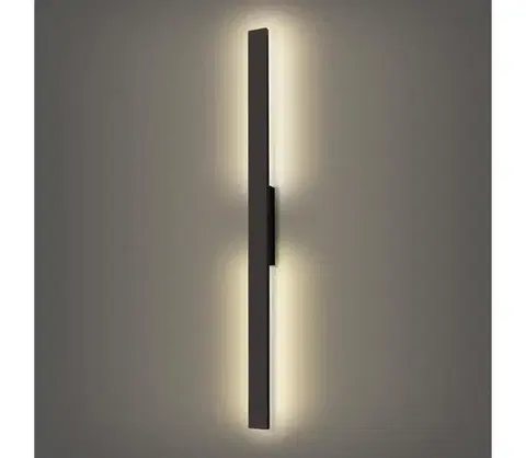 LED osvetlenie BRILAGI - LED vonkajšie nástenné svietidlo LUNA LED/24W/230V 4000K IP65 čierna BRI269