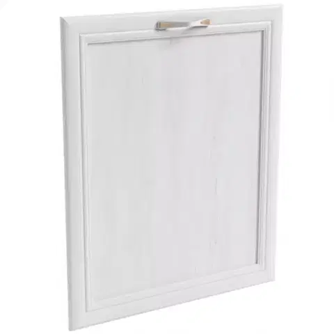 Dvierka a čelá zásuviek pre kuchynske skrinky Predná stena umývačky   MDF 713x596 biela/dub lancelot