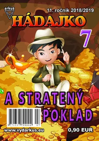 Pre deti a mládež - ostatné Hádajko 7 2019 a stratený poklad - Jela Mlčochová
