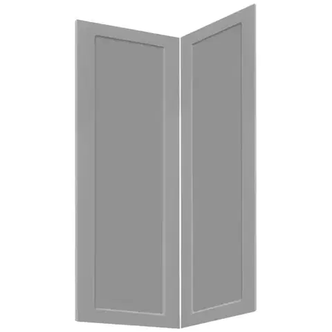 Kuchynské skrinky Čelo skrinky Luxeo F15-D90N rám grey