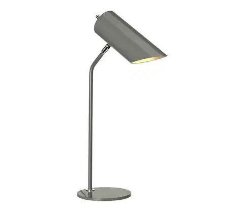 Lampy Elstead QUINTO-TL-GPN - Stolná lampa QUINTO 1xE27/8W/230V šedá QUINTO-TL-GPN