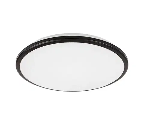 Svietidlá Rabalux 71126 - LED Stropné svietidlo ENGON LED/18W/230V 3000K čierna 27 cm 71126