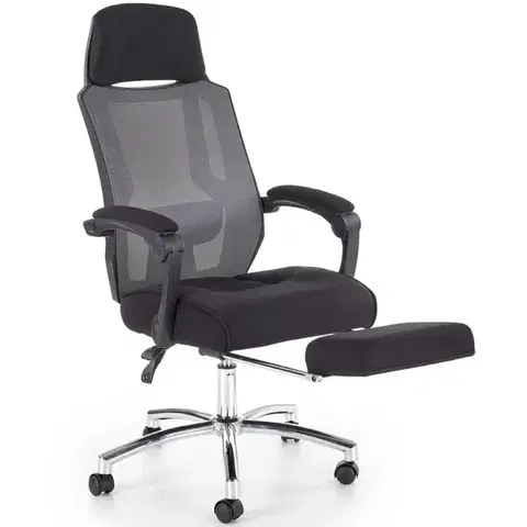 Otočné kreslá Kancelárske kreslo Freeman čierna/Šedá