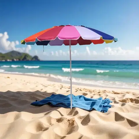 Záhradné slnečníky Plážový slnečník 240 cm