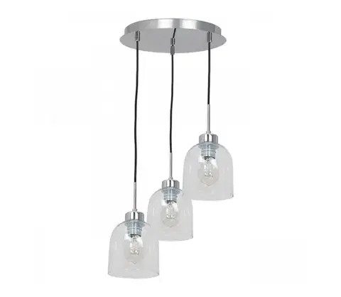 Svietidlá  Luster na lanku FILL 3xE27/60W/230V okrúhly 1738