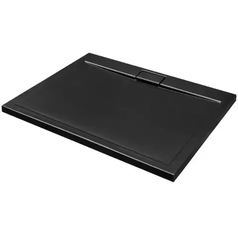 Sprchové vaničky Vanička obdĺžniková Axim Ultraslim Stone Effect New 100x80 čierna