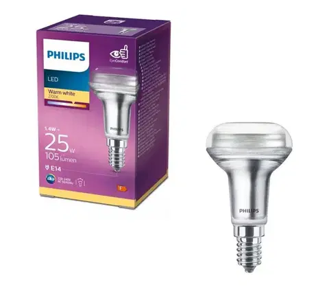 Žiarovky LED reflektorová žiarovka Philips R50 E14/1,4W/230V 2700K 8718699694401
