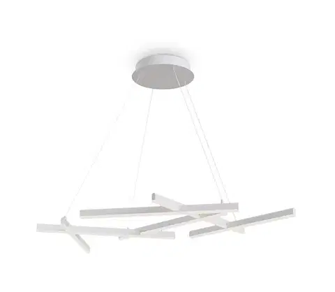 Svietidlá Maytoni MOD016PL-L75W - LED Luster na lanku LINE LED/79W/230V biela MOD016PL-L75W