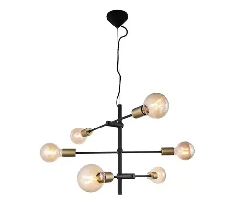 Svietidlá Nordlux - Závesný luster na lanku JOSEFINE 6xE27/25W/230V 48933003
