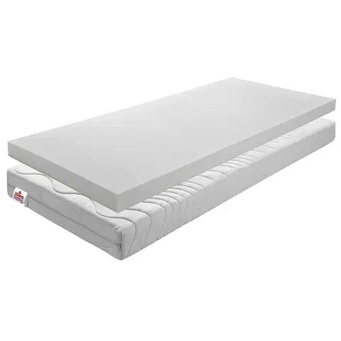 Matrace KONDELA BE Elisse obojstranný penový matrac 90x170 cm PUR pena / látka