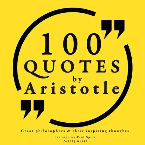 Detektívky, trilery, horory Saga Egmont 100 Quotes by Aristotle: Great Philosophers & their Inspiring Thoughts (EN)