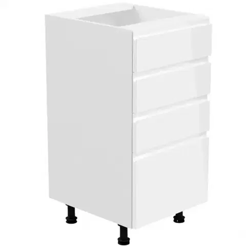 Kuchynské skrinky stojace Kuchynská skrinka Gardena D40S4 white