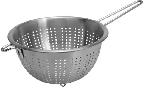 Cedníky Kinekus Cedník s rúčkou, s nožičkami, nerezový, priemer 21cm