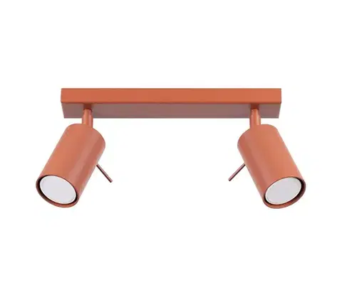 Svietidlá  SL.1507 - Bodové svietidlo RING 2xGU10/10W/230V červená SL.1507