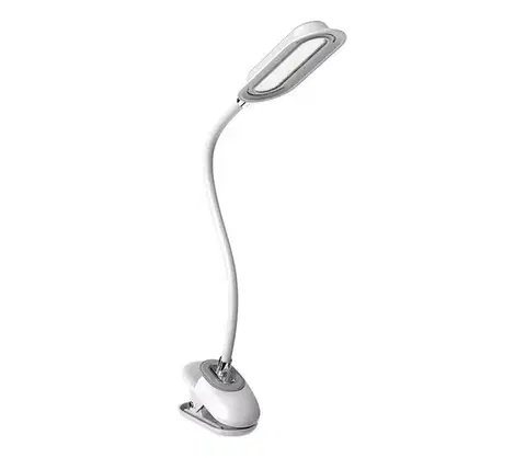 Lampy  08997L - LED+CCT stmievateľná stolná lampa s klipom CLIP 7,5W/230V biela 08997L