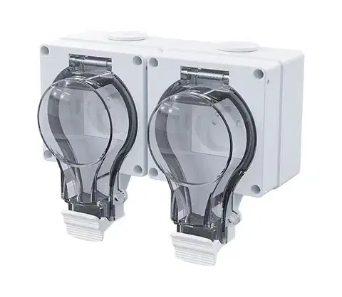 Predlžovacie káble  5B352 - Dvojitá zásuvka do vlhkého prostredia 230V/16A IP66 5B352