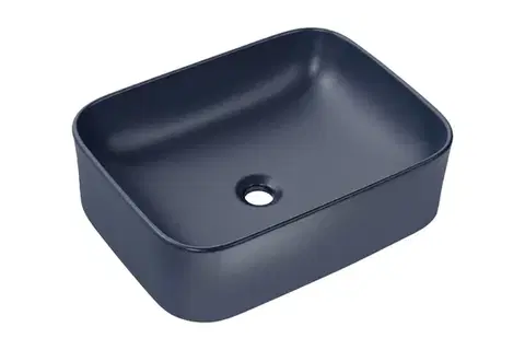 Umývadlá ArtCom Keramické umývadlo KAMA MNB-50 | tmavomodrý mat 50 cm