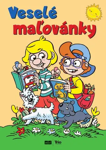 Nalepovačky, vystrihovačky, skladačky Veselé maľovanky - Miroslav Regitko