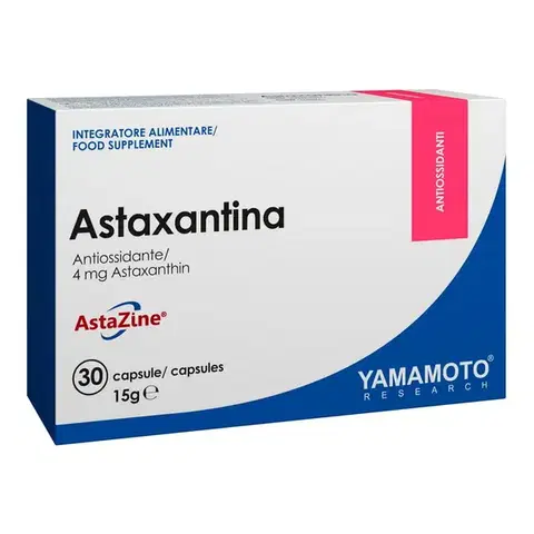 Antioxidanty Astaxantina (zvyšuje svalovú vytrvalosť a regeneráciu) - Yamamoto 30 kaps.