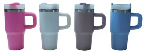 Termosky a termohrnčeky MAKRO - Termohrnček 420ml rôzne farby