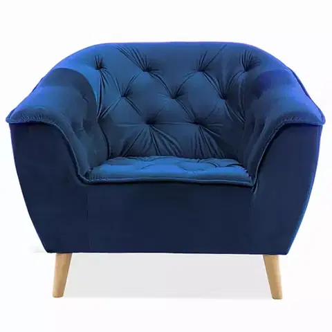 Moderné kreslá Kreslo Galaxy Bluvel 86/prírodné