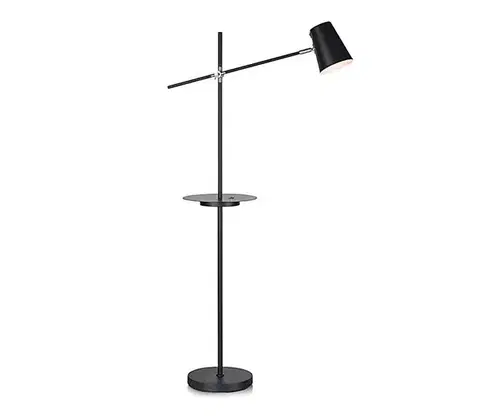 Lampy Markslöjd 107307 - Stojacia lampa s USB LINEAR 1xE14/40W/230V 107307