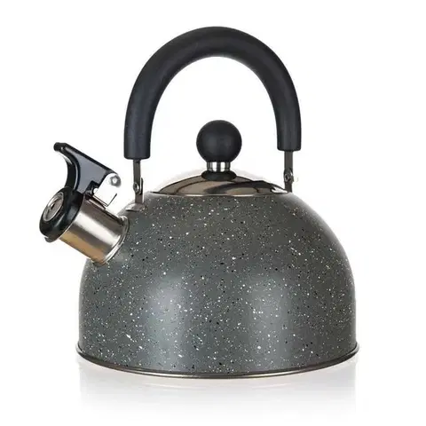 Čajníky a čajové kanvice Banquet Nehrdzavejúca kanvice GRANITE Brown, 1,7 l, sivá