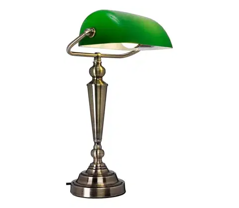 Lampy Cottex B1019AGR - Stolová lampa THE BANKER 1xE27/60W/230V B1019AGR