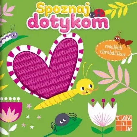 Leporelá, krabičky, puzzle knihy Veselých chrobáčikov - Spoznaj dotykom