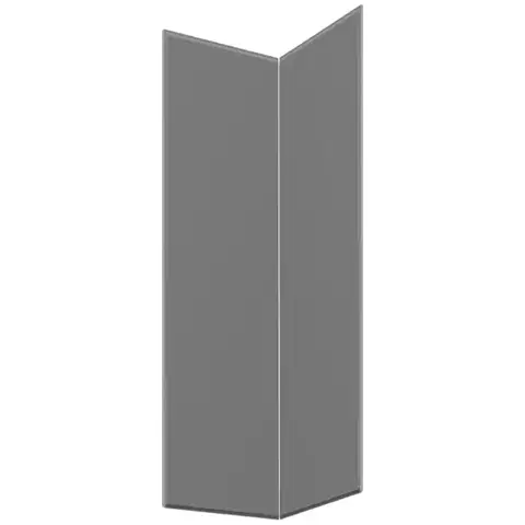 Kuchynské skrinky Čelo skrinky Luxeo F16-G60N2(100) tenký rám grey