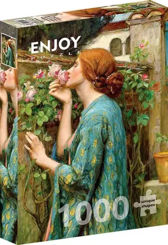1000 dielikov Enjoy Puzzle John William Waterhouse: The Soul of the Rose 1000 Enjoy